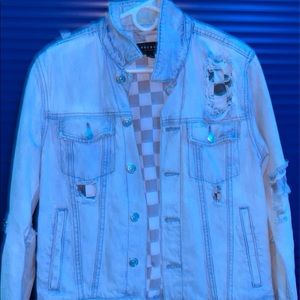 PacSun ripped denim jacket